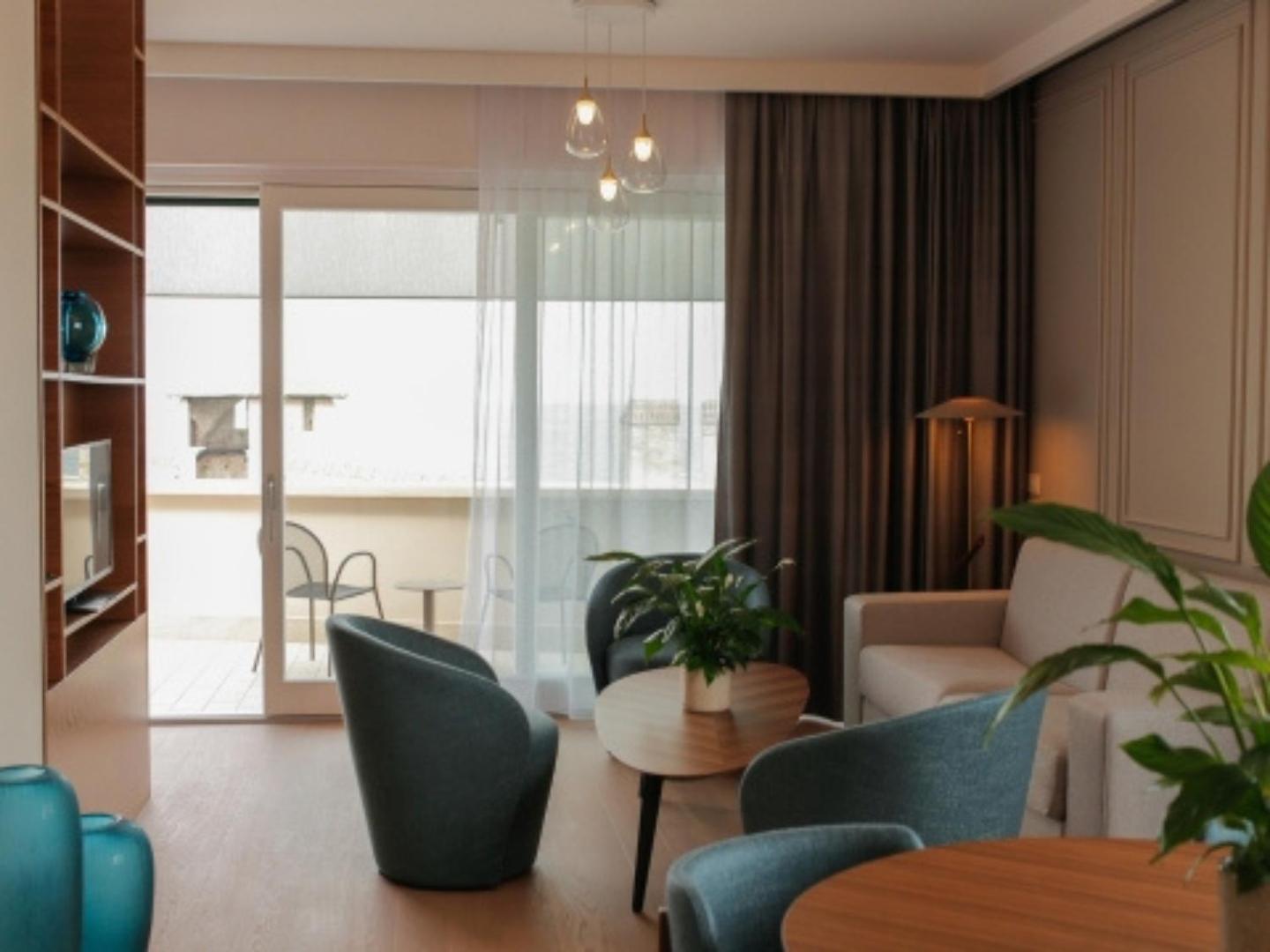 泰尔梅大酒店 西尔米奥奈 外观 照片 A living room in a modern apartment